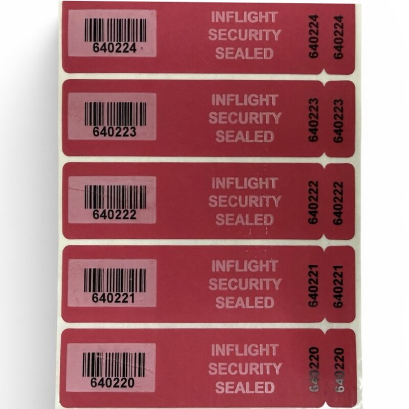 Bar Coded, Serial Number & Tear Off Receipt